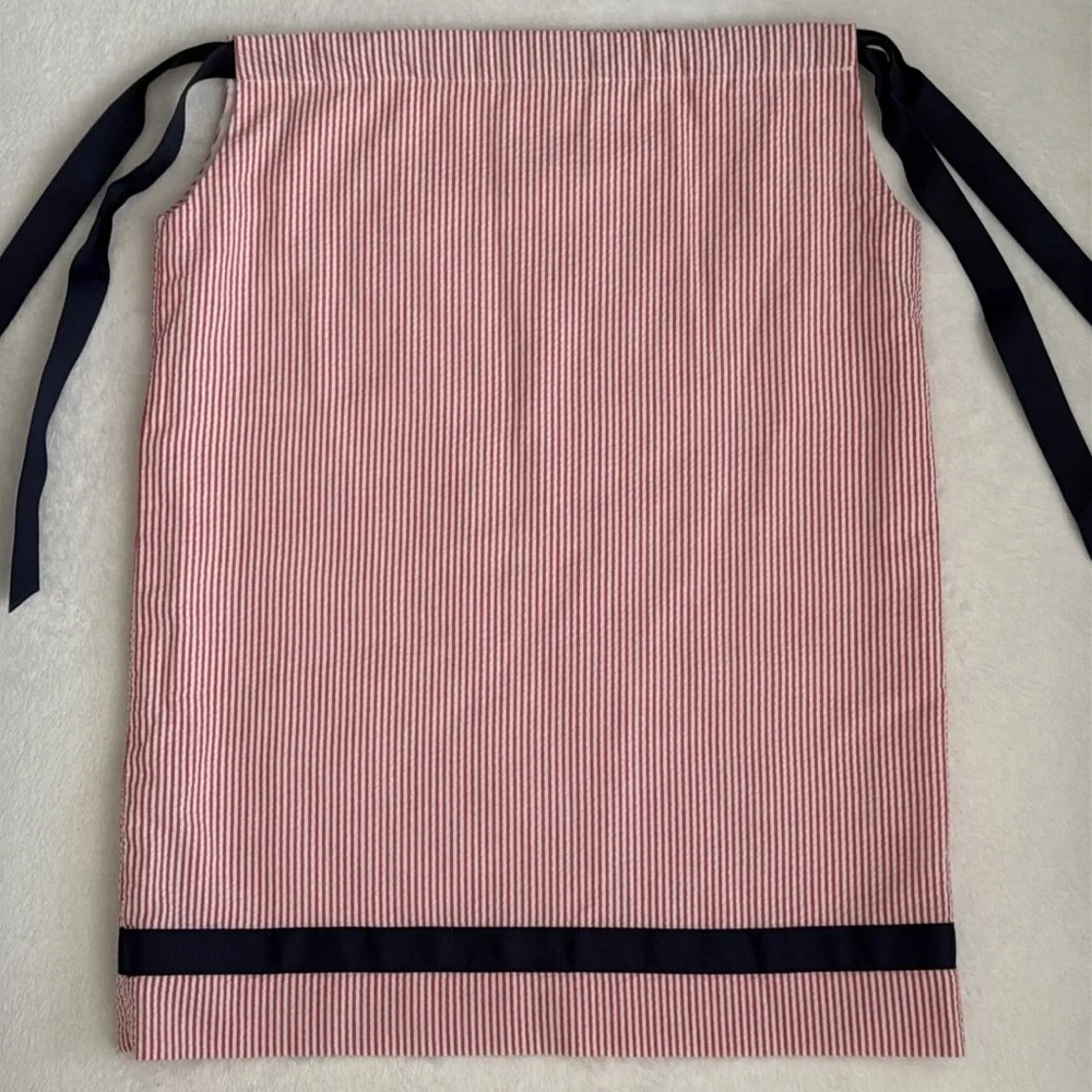 {CPC} Classic Prep | Seersucker Embroidered Whale Dress Red/White/Blue (4T) - Picture 11 of 15